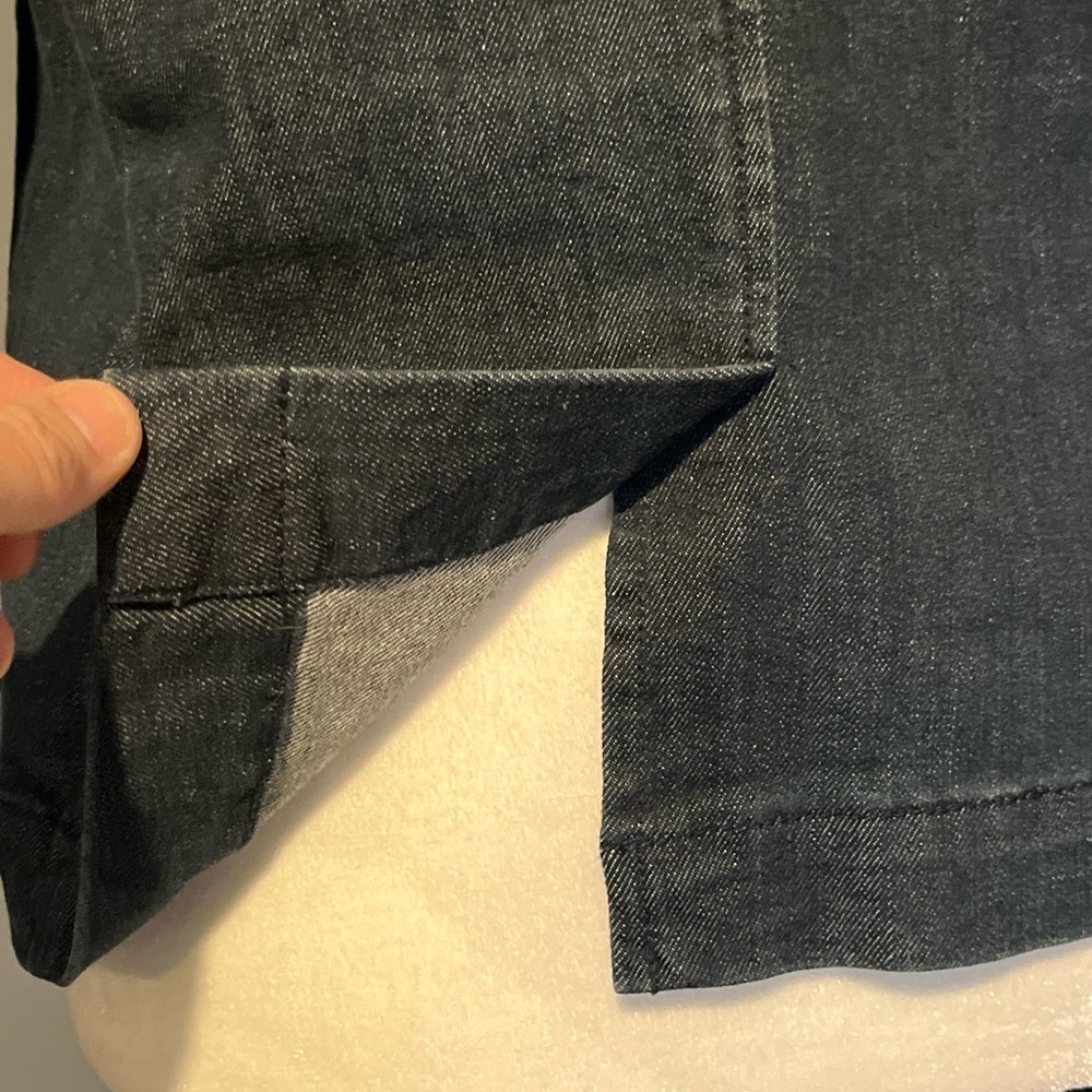 Talbots Vintage Dark Denim Women's Aberdeen Blazer Cotton Spandex 3/4 Sleeves 10 - Picture 12 of 16